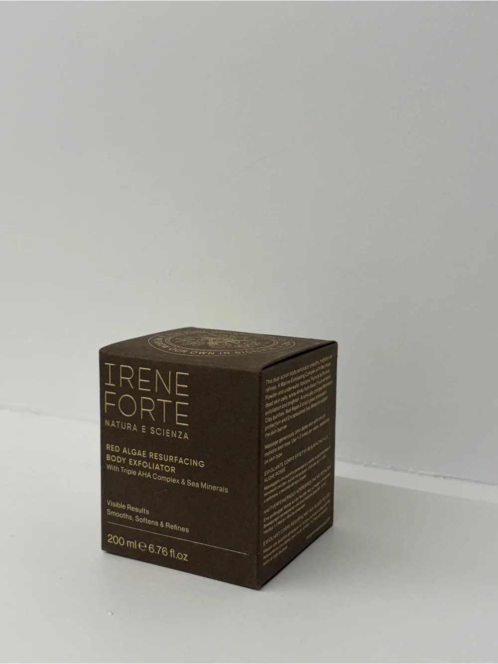 Irene Forte Red Algae Resurfacing Body Exfoliator - Brand New + Sealed!